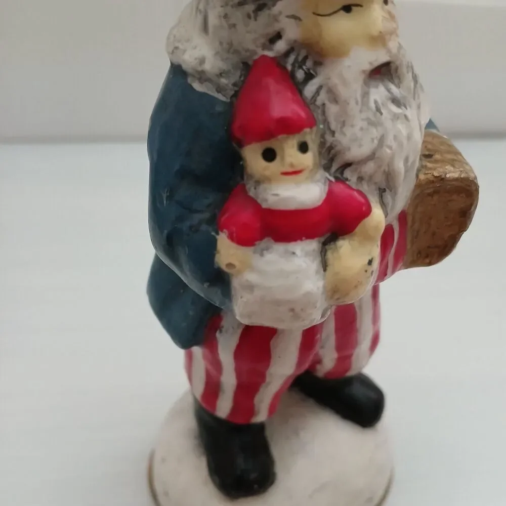 Patriotic Uncle Sam Santa Claus fourth of July Independance Christmas Candle - Picture 7 of 13